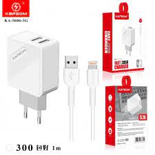  - Carregadores    Cod. CARREGADOR IPHONE KA-5603-5G  