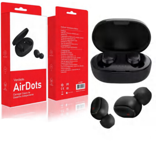  - Fones    Cod. A-981 Fone de Ouvido Sem Fio Dots Bluetooth 