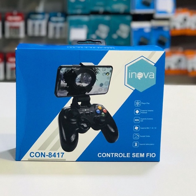  - Controle video game - unidade    Cod. CONTROLE PARA CELULAR CON-8417