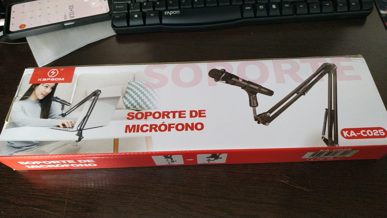  - Suporte - unidade    Cod. SUPORTE DE MICROFONE KA-C025