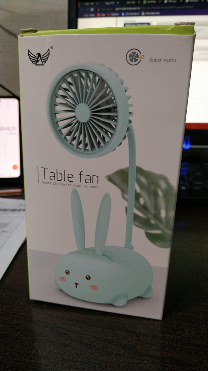  - Ventiladores - Central - unidade    Cod. MINI FAN COELHINHO AL-F900