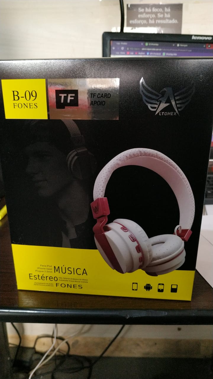  - Headphone - Altomex - unidade    Cod. Fone De Ouvido Bluetooth B-09