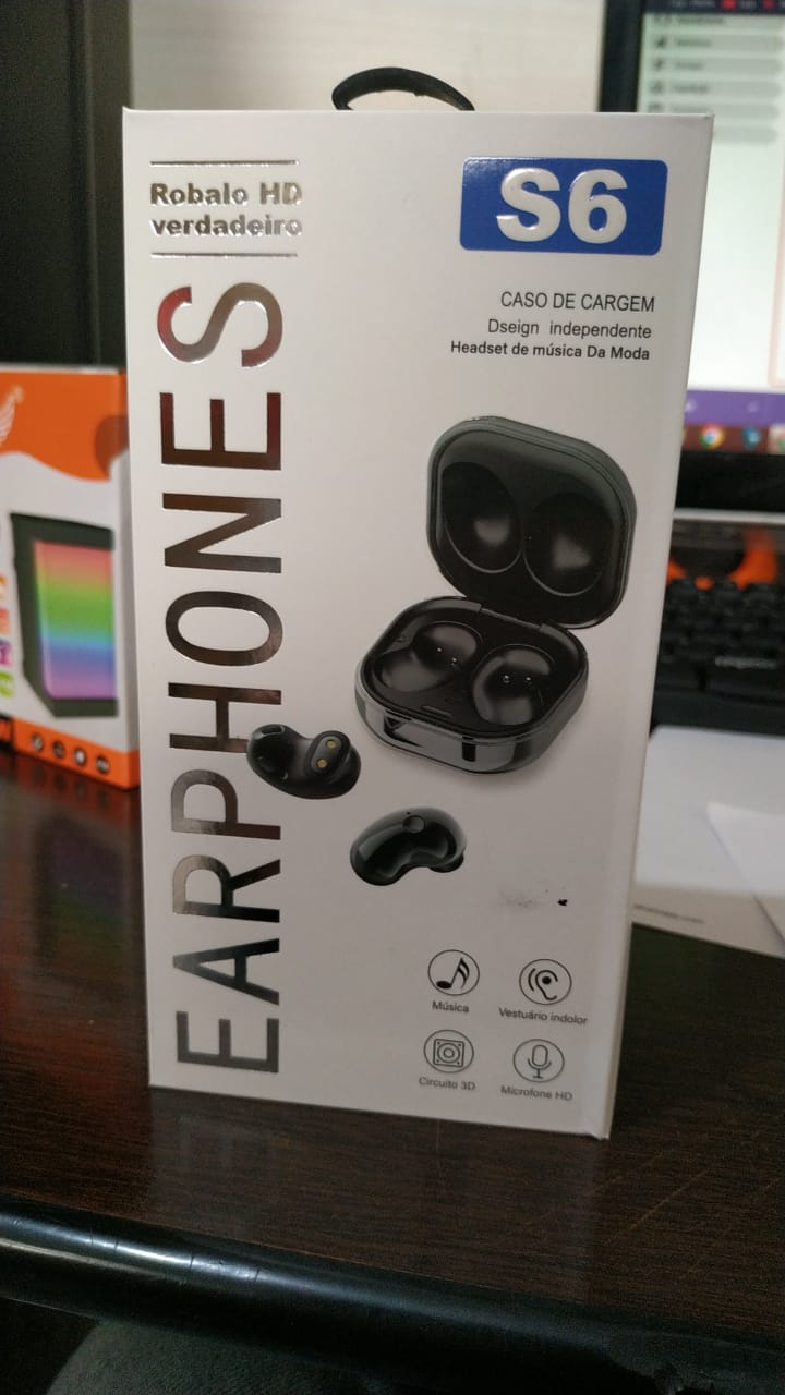 - Fones - Altomex - unidade    Cod. A-689 S6 Fone de Ouvido  Bluetooth