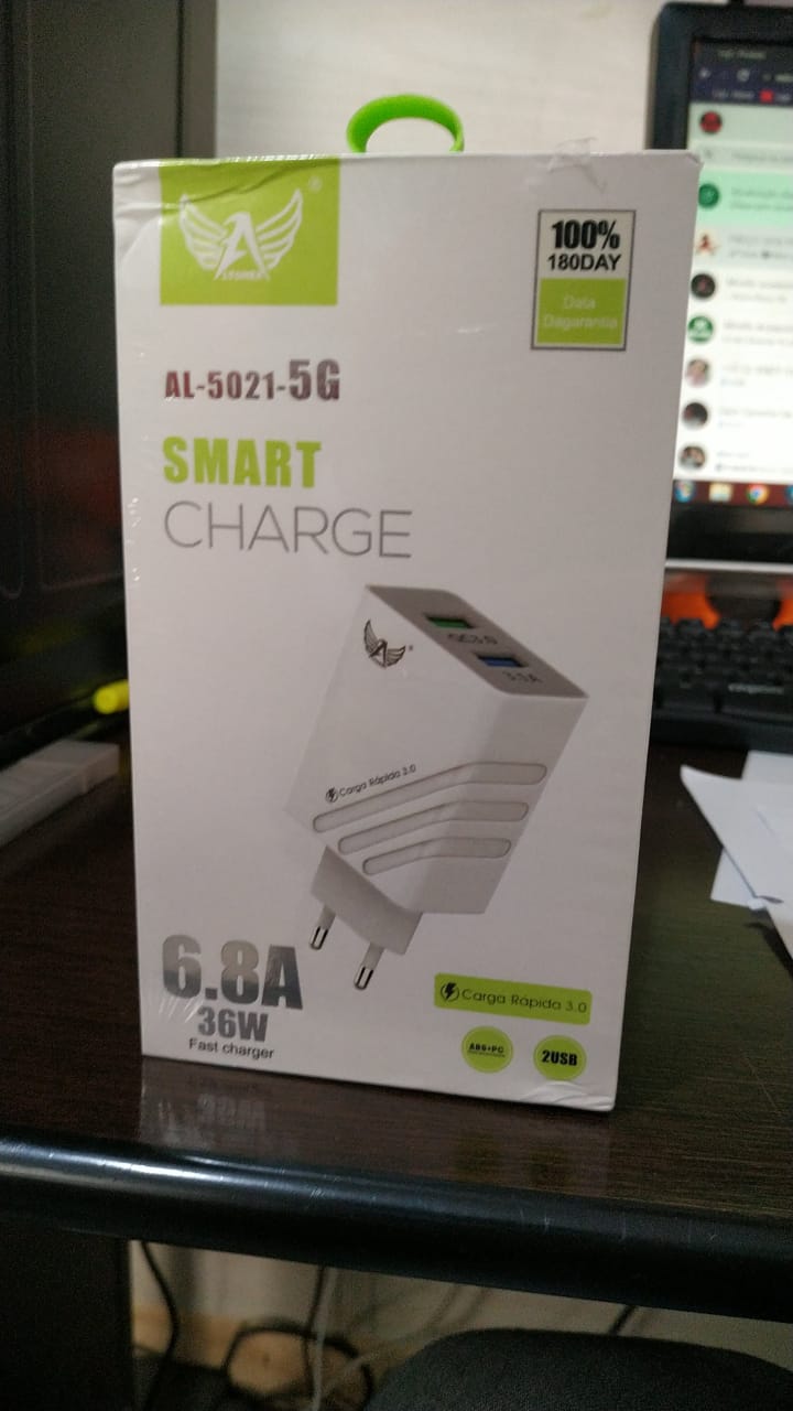  - Carregadores    Cod. CARREGADOR IPHONE AL-5021-5G