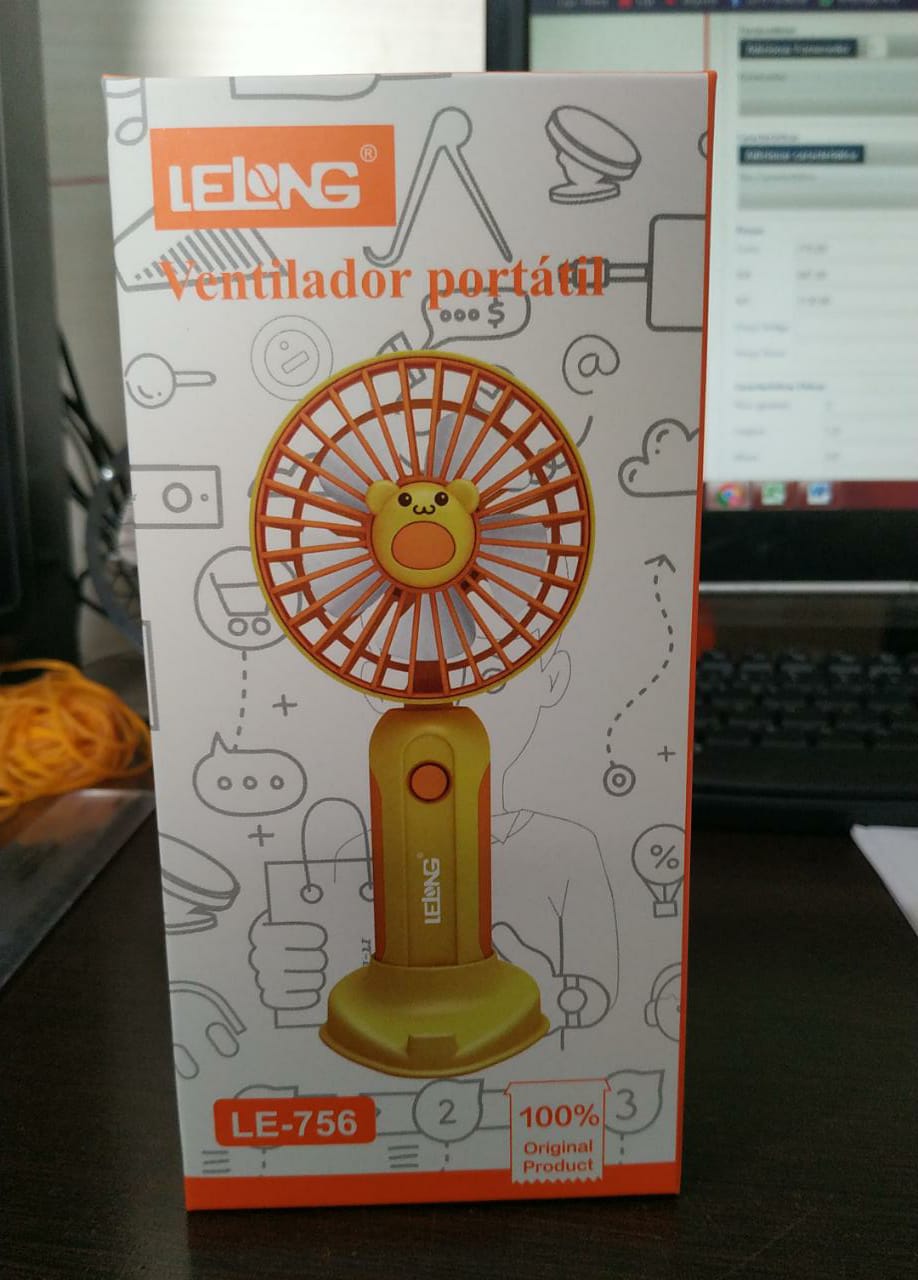  - Ventiladores - unidade    Cod. VENTILADOR PORTTIL LE-756
