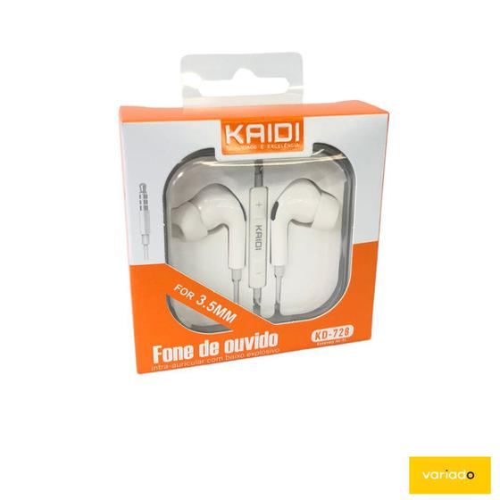  - Fones p2 - unidade    Cod. FONE DE OUVIDO ESTREO KD-728
