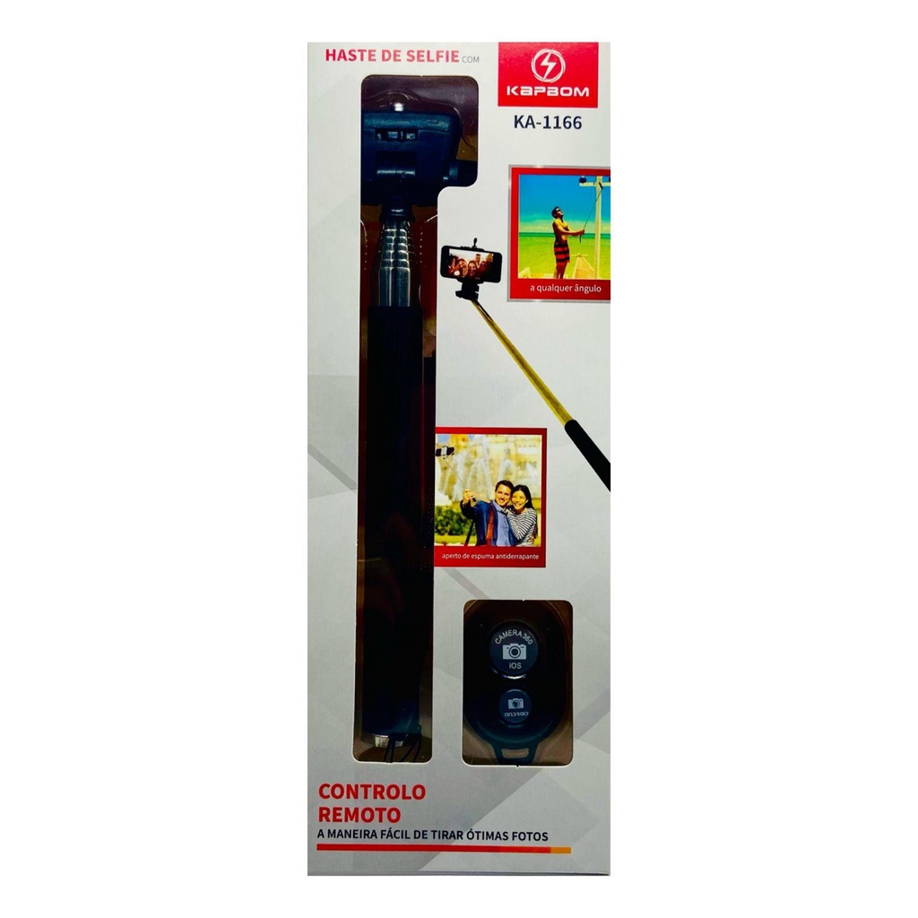  - Acessrios de led - Kapbom - unidade    Cod. KA-1166 Basto de selfie 1m