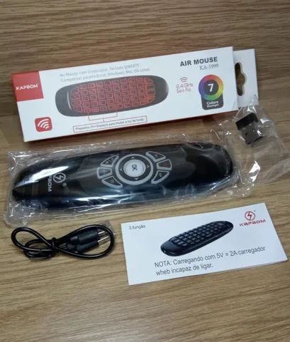  - Controle TV - KAPBOM - unidade    Cod. controle Smart TV,Pc,Android,Mouse,Tablet ka-1999