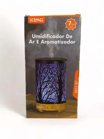  - Ventiladores - LELONG - unidade    Cod. LE-2340 UMIDIFICADOR DE AR E AROMATIZANTE