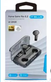  - Fones - LELONG - unidade    Cod. LE-2420 FONE BLUETOOTH