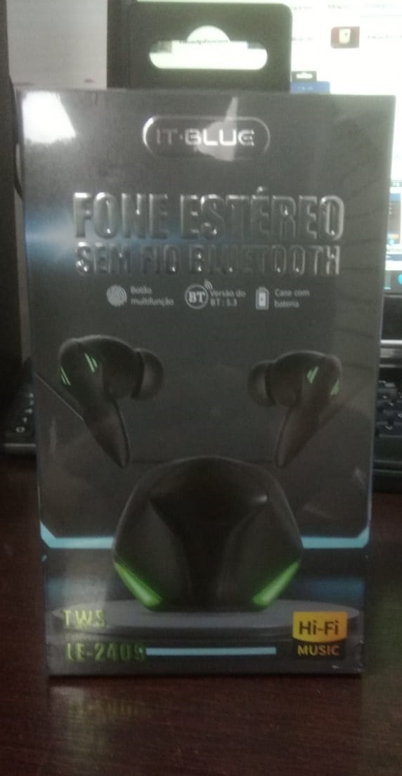  - Fones - IT BLUE - unidade    Cod. LE-2409  FONE BLUETOOTH