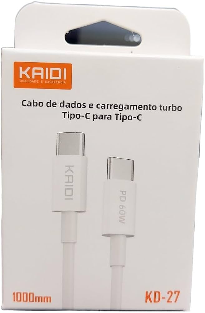  - Cabos Tipo C / Tipo C    Cod. CABO TIPO C PARA TIPO C KD-27 