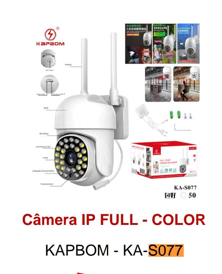  - Cameras - unidade    Cod. CAMERA  KA-S077