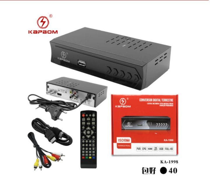 - Televisores - CONVERSOR DIGITAL - unidade    Cod. CONVERSOR DIGITAL KA-1998