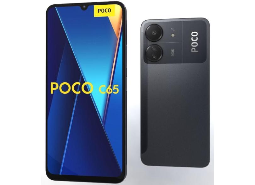  - Celulares - unidade    Cod. POCO C65 BLACK 8GB RAM 256GB ROM