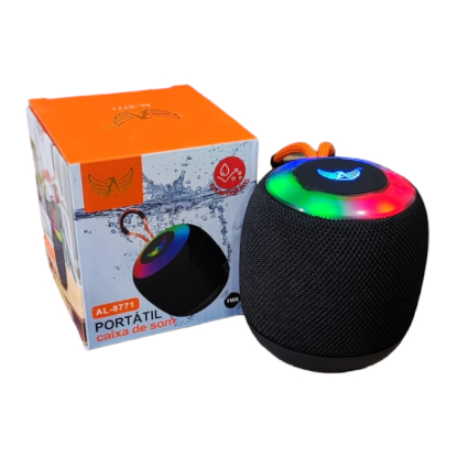  - Caixa de Som pequena - unidade    Cod. caixa de som portatil a prova de agua al-8771