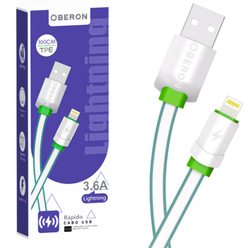  - Cabos Iphone - OBERON    Cod. CABO IPHONE 1 METRO OR-C013/L1