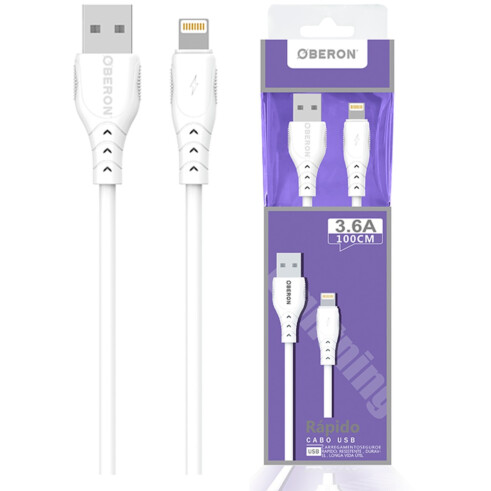  - Cabos  - Oberon    Cod. CABO IPHONE 2 METROS OR-C009/L2