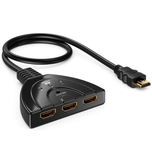  - Cabos     Cod. CABO SWITCH HDMI 4K 3ENTRADAS KP-AD133
