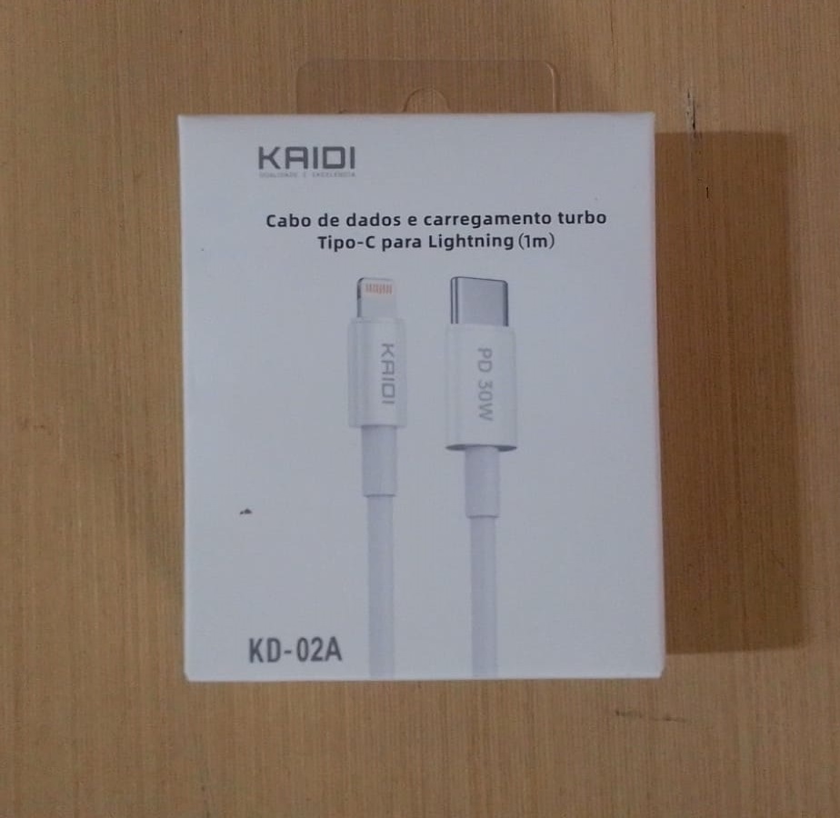  - Cabo Iphone Tipo-c    Cod. CABO TIPO C COM IPHONE 1M KD-02A