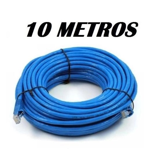  - Cabos  - azul - Central - unidade    Cod. CABO DE REDE 10M wlw-8p8c-10m