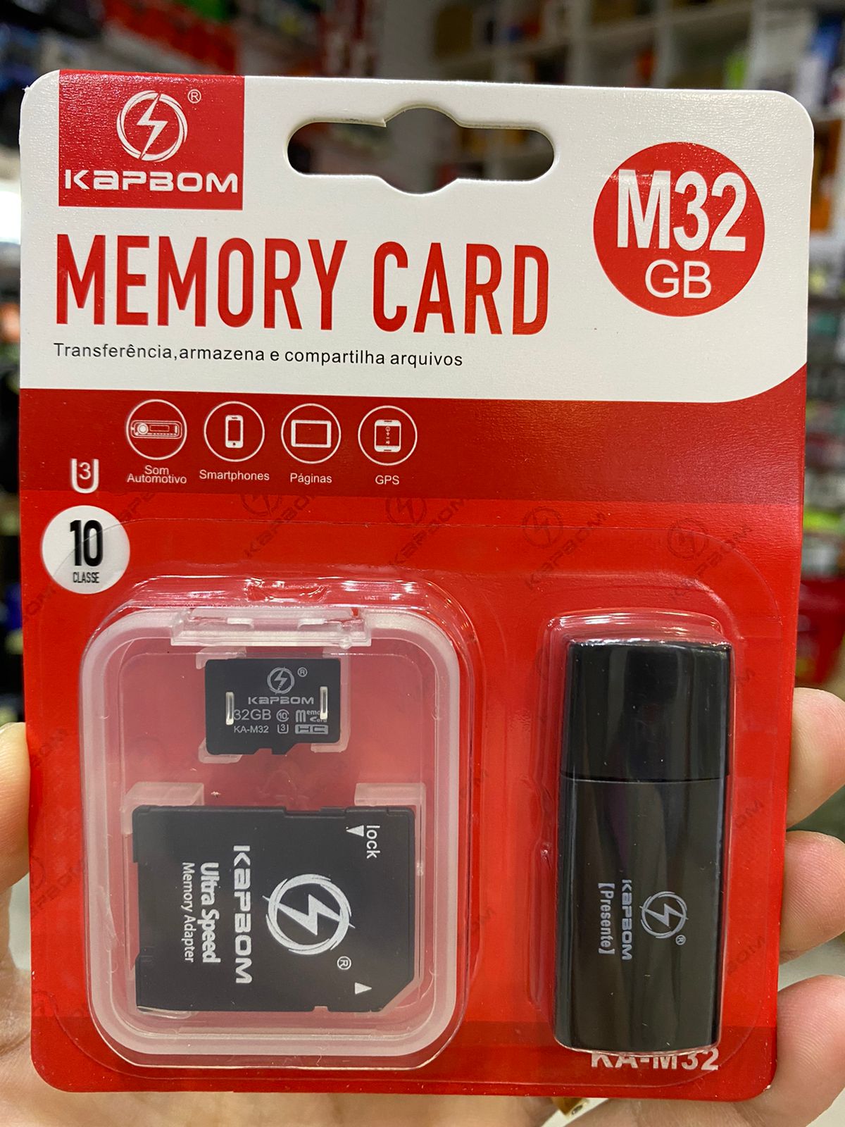 - Micro SD e Pendrive - unidade    Cod. CARTO DE MEMORIA 32GB KA-M32