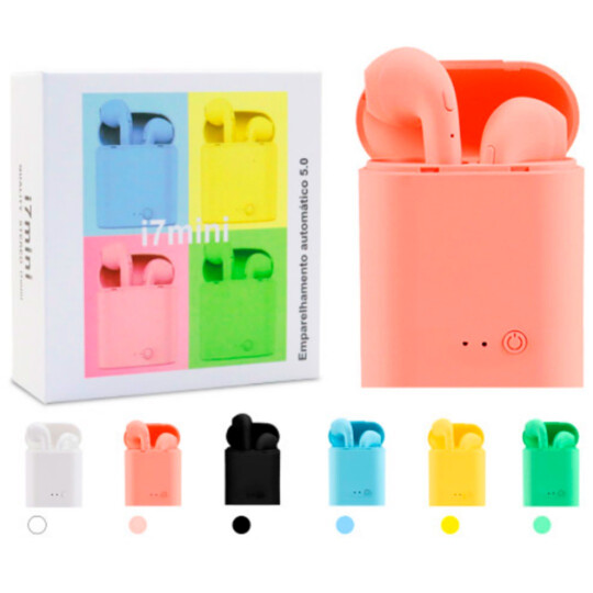  - Fones - unidade    Cod. FONE BLUETOOTH i7 MINI KA-K969
