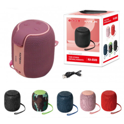  - Caixa de Som - unidade    Cod. MINI CAIXA DE SOM BLUETOOTH KA-8509