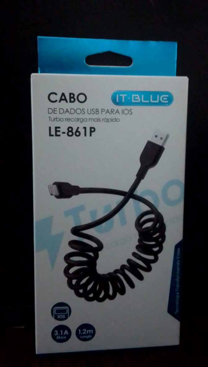  - Cabos     Cod. CABO IPHONE 1,2M LE-861P