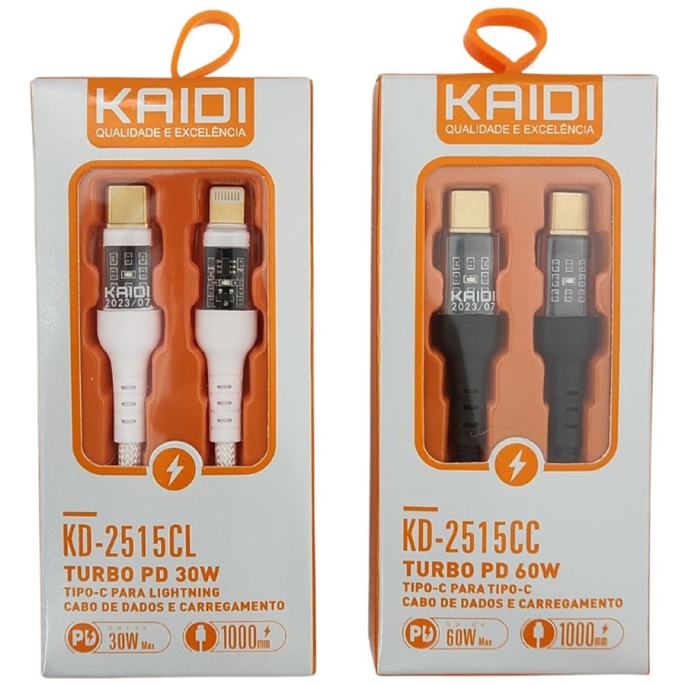  - Cabos Iphone    Cod. CABO TIPO C COM IPHONE 1M KD-2515CL