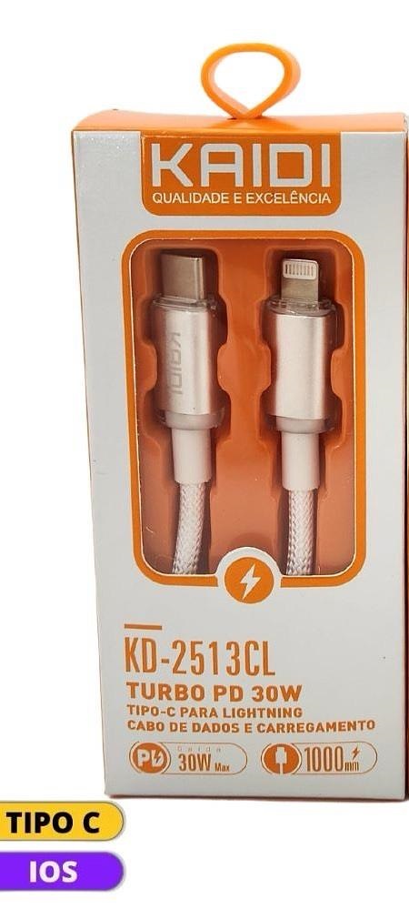  - Cabos  - Kaidi    Cod. CABO TIPO C 1M KD-2513CL