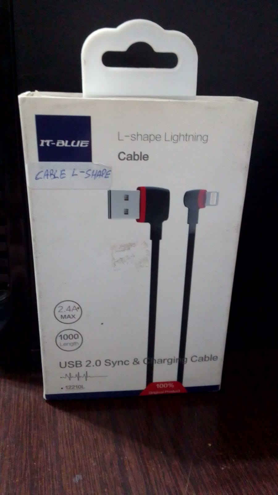  - Cabos     Cod. CABO IPHONE CABLE L-SHAPE