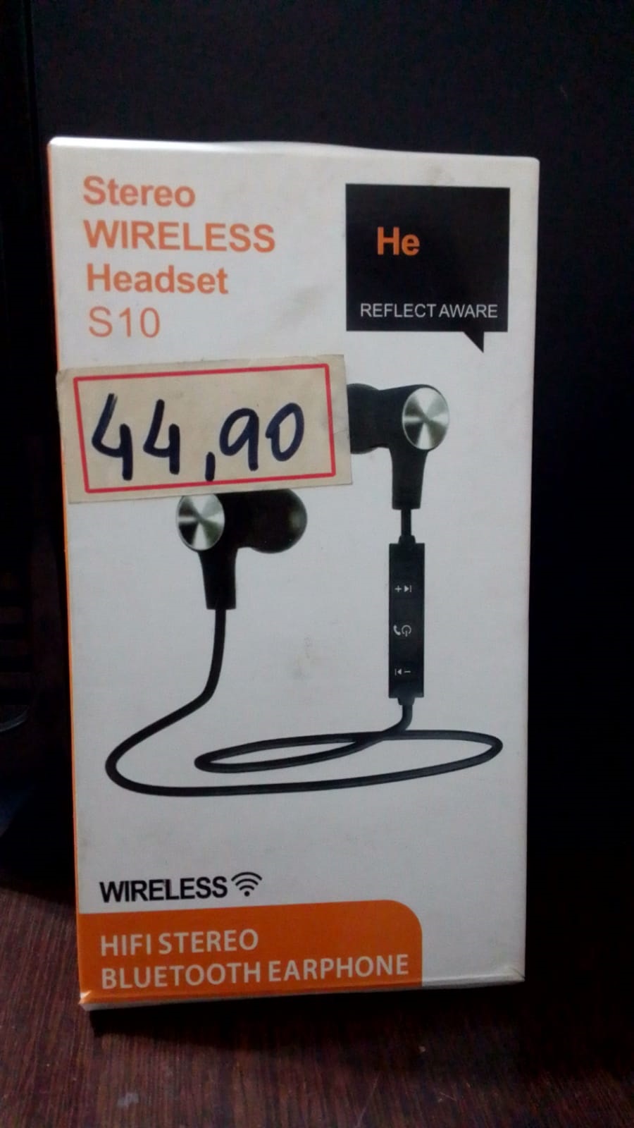  - Fones - unidade    Cod. FONE BLUETOOTH STEREO WIRELESS HEADSET S10