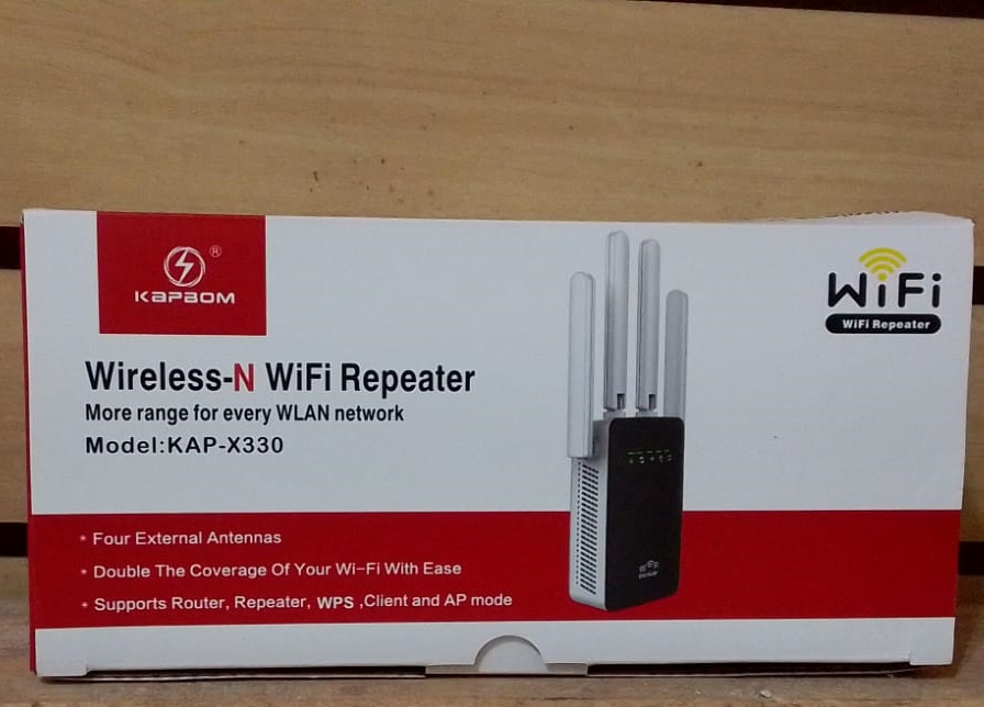  - Repetidor de sinal - unidade    Cod. REPETIDOR DE SINAL COM 4 ANTENAS KAP-X330 B