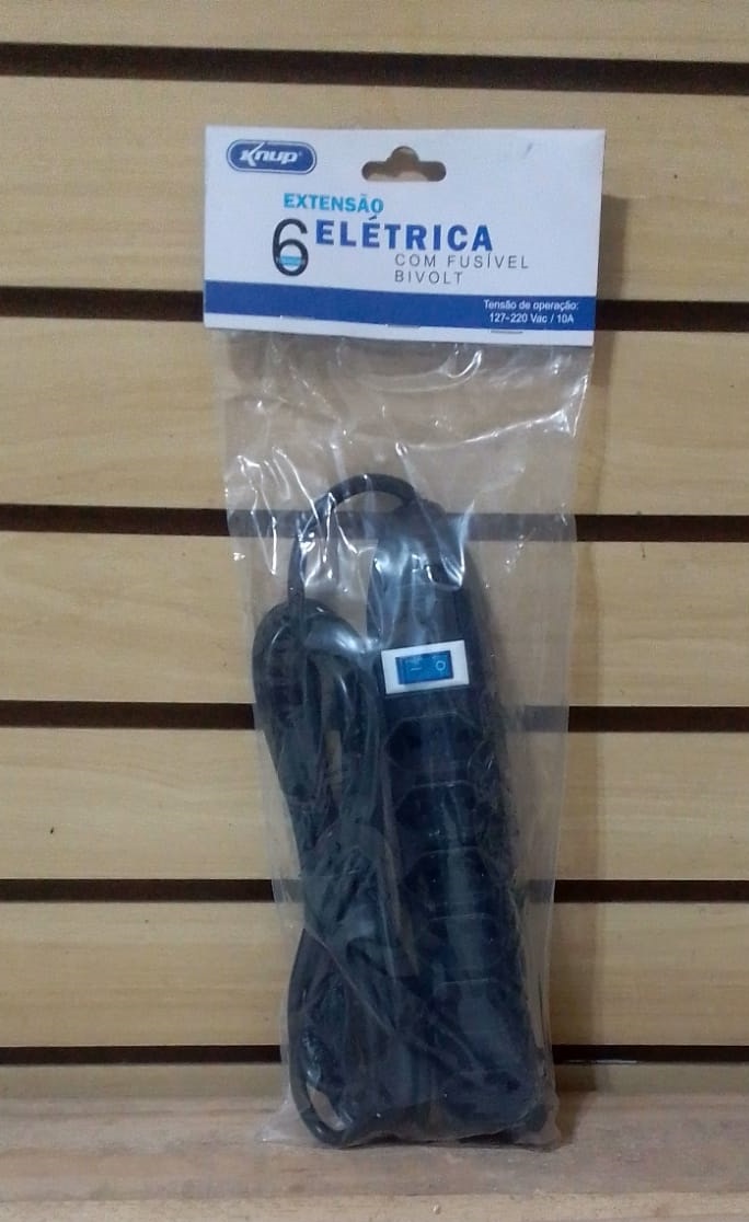  - Extenses - Central - unidade    Cod. EXTENSO 6 ENTRADAS COM FILTRO DE LINHA SL7606-3M