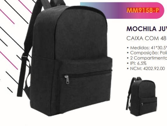  - Brinquedo    Cod. mochila mm9158-p