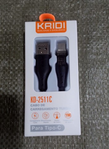  - Cabos     Cod. CABO TIPO C 1M KD-2511C