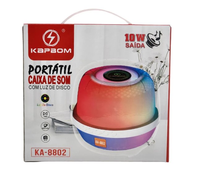  - Caixa de Som    Cod. CAIXA DE SOM PORTATIL KA-8802