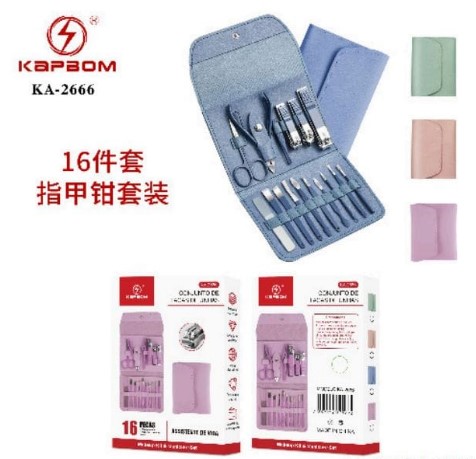  - Beleza    Cod. KIT CORTADOR DE UNHAS 16 PEAS KA-2666