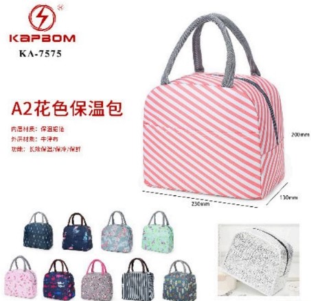  - Itens para cozinha    Cod. BOLSA TERMICA COLORIDA KA-7575