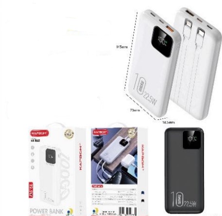  - Power Bank    Cod. power bank ka-9933 10000 mah