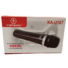  - Microfone - Kapbom - unidade    Cod. Microfone Profissional Com Fio Lendr KA-U167