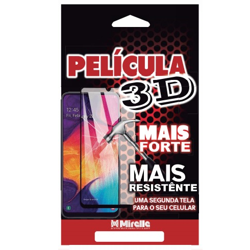  - Pelicula 3D - 1 KIT = 2 UN    Cod. IP 6/ IP 7/ IP 8 PRETA